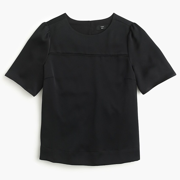 JCREW | Hammered Satin Top - Picture 4 of 8